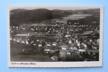 Ansichtskarte AK Gruß aus Altenglan Pfalz 1940-1950er Jahre Straßen Siedlung Schule Architektur Ortsansicht Rheinland Pfalz